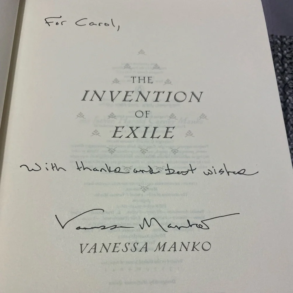 The Invention of Exile Book by Vanessa Manko
